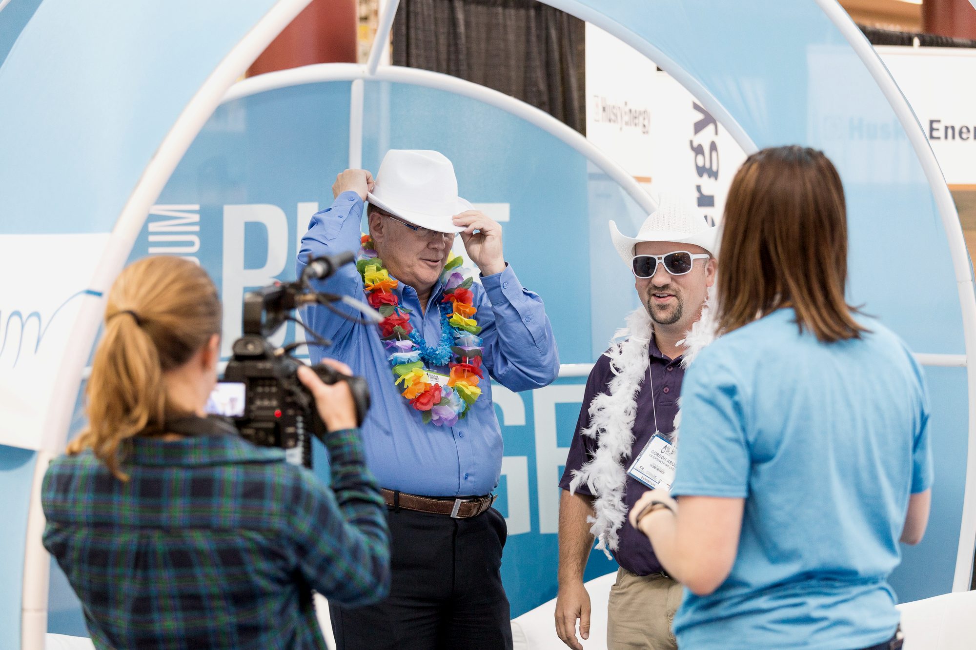 Packed show floor at a past Bonnyville Oil and Gas Show